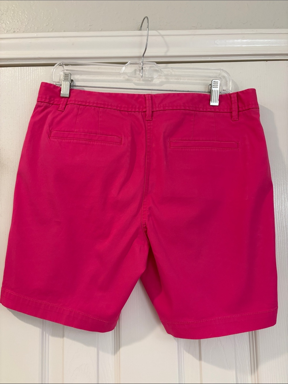 Talbots 7” inseam Hot Pink Girlfriend Chino Shorts - Picture 3 of 12